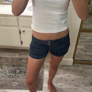 Women's Blue and Navy Shorts